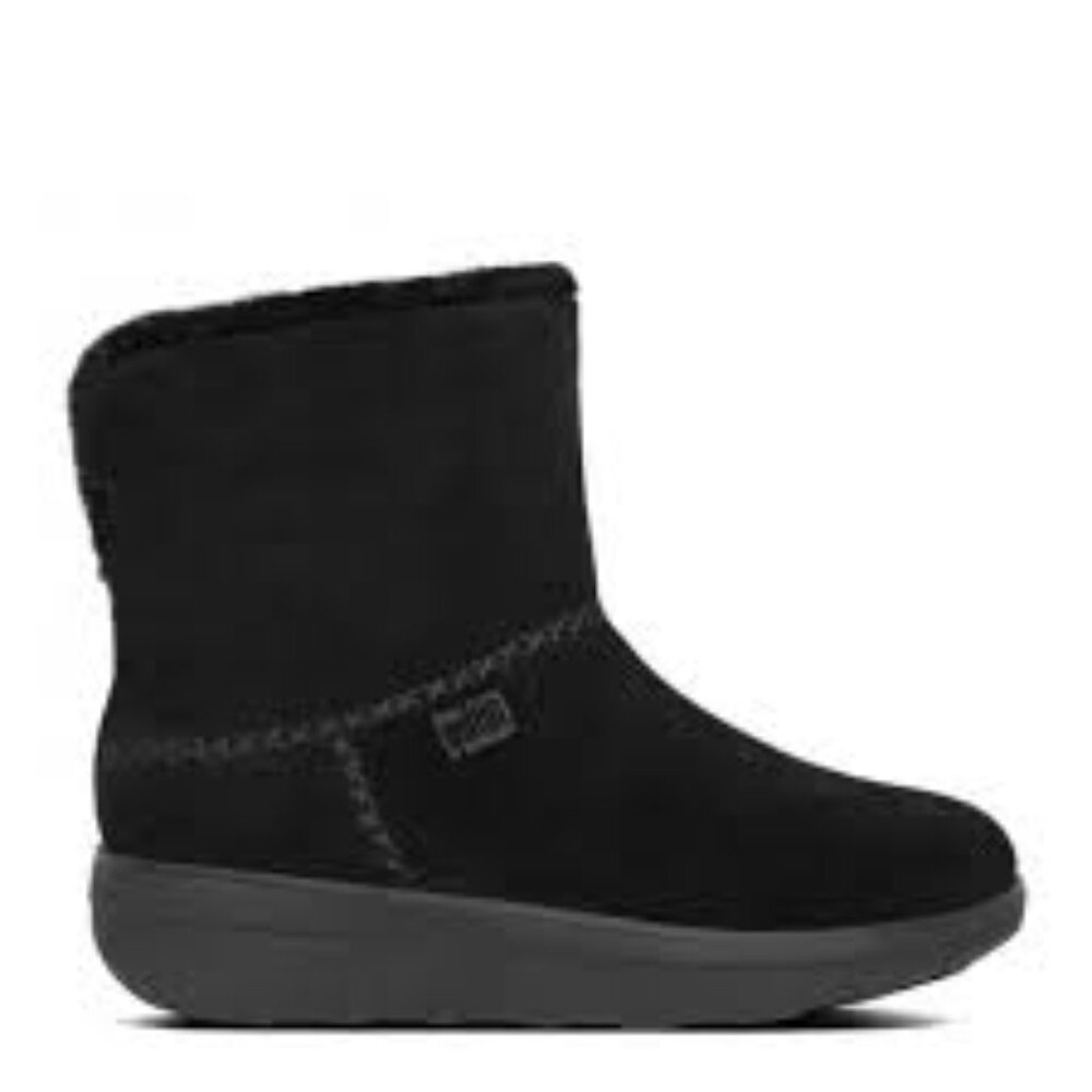 Fitflop Women's Black Mukluk Shorty III Suede Winter Ankle Snow Boot Size 7